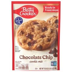 Betty Crocker Chocolate Chip Cookie Mix, 17.5 oz