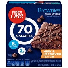 Fiber One Chocolate Fudge Brownies 0.89 oz 6 Count 5.34 oz