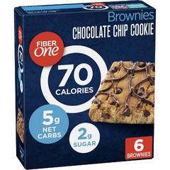 Fiber One 70 Calorie Chocolate Chip, 5 Net Carbs. 6ct, 5.34oz