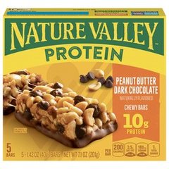 Nature Valley Peanut Butter Dark Chocolate Protein Chewy Bars 1.42 oz 5 Count 7.1 oz