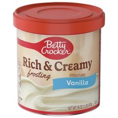 Betty Crocker Rich & Creamy Vanilla Frosting, 16 oz