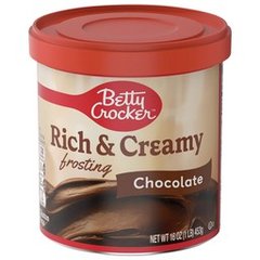 Betty Crocker Rich & Creamy Chocolate Frosting, 16 oz