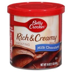 Betty Crocker Rich & Creamy Milk Chocolate Frosting, 16 oz
