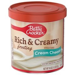 Betty Crocker Rich & Creamy Cream Cheese Frosting, 16 oz