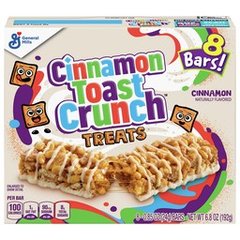General Mills Cinnamon Toast Crunch Treats 8 0.85 oz Bars 6.8 oz
