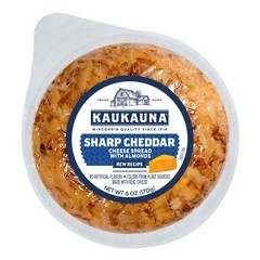 Kaukauna Sharp Cheddar Cheese Spread with Almonds 6 oz
