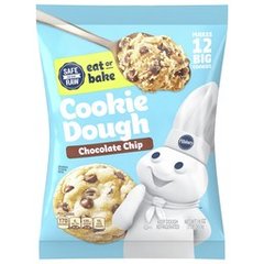 Pillsbury Big Deluxe Chocolate Chip Cookies with Hershey's Mini Kisses 12 ct 16 oz