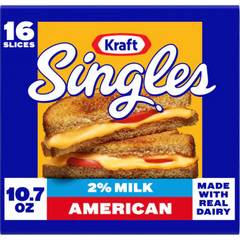 Kraft Singles 2% Milk American Sliced Cheese