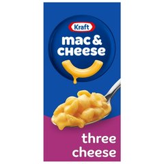 Kraft Three Cheese Macaroni & Cheese Dinner, 7.25 oz