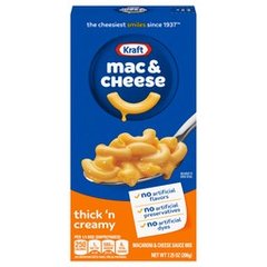 Kraft Thick 'N Creamy Mac & Cheese Macaroni and Cheese Dinner 7.25 oz Box 7.25 oz
