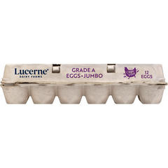 Lucerne Farms Eggs Cage Free Jumbo - 12 Count