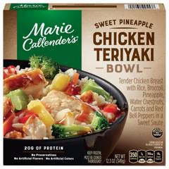 Marie Callender's Sweet Pineapple Chicken Teriyaki Bowl Frozen Meal 12.3 oz 12.3 oz