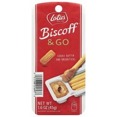 Biscoff & Go Cookie Butter and Breadsticks - 1.6 oz
