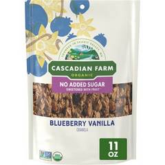 Cascadian Farm Organic No Added Sugar Blueberry Vanilla Granola