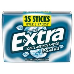 Extra Polar Ice Sugar Free Chewing Gum, 35 pc