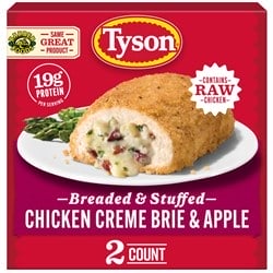 Tyson Frozen Stuffed Chicken Breasts Creme Brie Apple, 2 ct