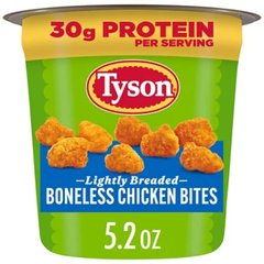 Tyson Lightly Breaded Boneless Chicken Bites Cup 5.2 oz 5.2 oz