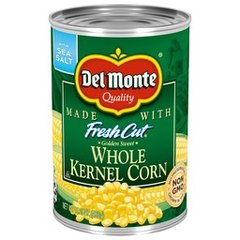 Del Monte FRESH CUT Whole Kernel Corn, Canned Vegetables