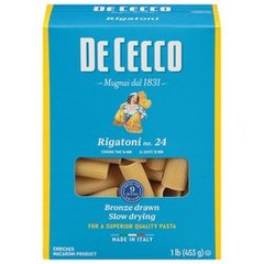 De Cecco Rigatoni No. 24, 16 oz