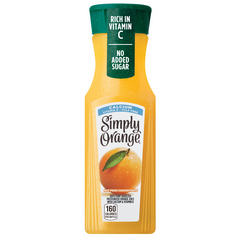 Simply Orange Juice with Calcium Bottle, 11.5 fl oz