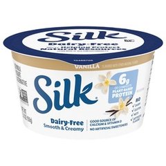 Silk Vanilla Dairy Free Vegan Soy Milk Yogurt Alternative 5.3 oz 5.3 oz