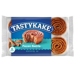 Tastykake Pecan Swirls - 6oz/6ct: Cinnamon Filling, Bakery Size Regular