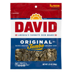 David Jumbo Sunflower Seeds Original Flavor 5.25 oz 5.25 oz