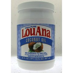Louana 100% Pure Coconut Oil 30 fl oz Jar