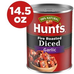 Hunt's Fire Roasted Diced Tomatoes With Garlic - 14.5 Oz