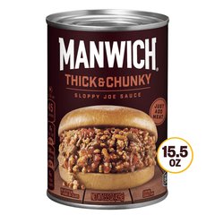 Manwich Sloppy Joe Sauce Thick and Chunky Canned Sauce 15.5 oz 15.5 oz