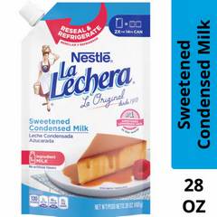 Nestle La Lechera Sweetened Condensed Milk Pouch, 28 oz