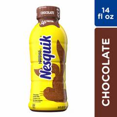 Nesquik Chocolate Low Fat Milk Ready to Drink Low Fat Milk Breakfast Drink 14 fl oz Bottle 14 fl oz