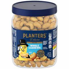 Planters 5g Plant Based Protein Fancy Whole with Sea Salt Cashews 26 oz