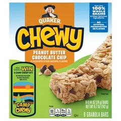 Quaker Chewy Peanut Butter Chocolate Chip Granola Bars