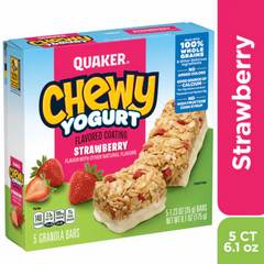 Quaker Chewy Yogurt Strawberry Granola Bars 5 1.23 oz 6.1 oz