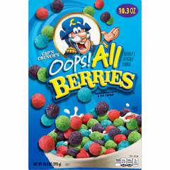 Cap'n Crunch Oops! All Berries Fruit Cereal 10.3 oz