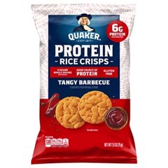 Quaker Protein Rice Crisps Tangy Bbq 2.6oz - 2.6 OZ