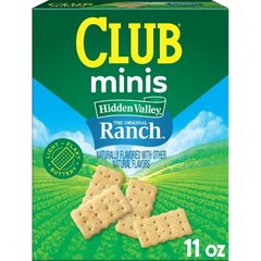 Club Minis Hidden Valley Ranch Baked Crackers, 11 oz