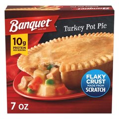 Banquet Turkey Pot Pie Frozen Meal, 7 oz