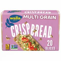 Wasa Multi Grain Crispbread Multigrain Crackers Non Gmo Ingredients Fat Free 9.7 oz