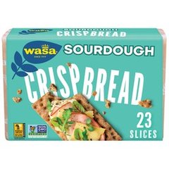 Wasa Sourdough Crispbread Crackers Non Gmo Ingredients & Fat Free 9.7 oz