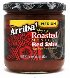 Arriba! Medium Fire Roasted Mexican Red Salsa, 16 oz