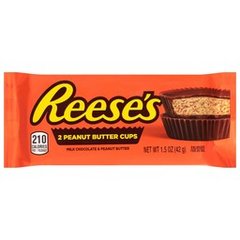 Reese's Milk Chocolate Peanut Butter Cups Candy Pack 1.5 oz 1.5 oz