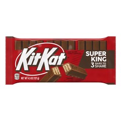 Kit Kat Milk Chocolate Wafer Super King Size Candy Bar 4.5 oz