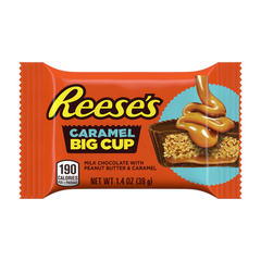Reeses Milk Chocolate Peanut Butter Big Cup With Caramel Standard Bar - Each
