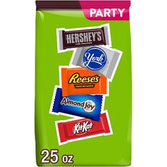 Hershey's, York, Reese's, Almond Joy & Kit Kat Assorted Snack Size Chocolate Bars - Party Pack, 25 oz