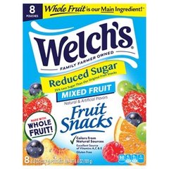 Welch's Fruit Snacks Reduced Sugar Mixed Fruit