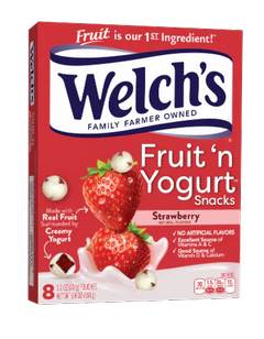 Welch's Strawberry Fruit 'N Yogurt Snacks 8 ea 8 ea Box