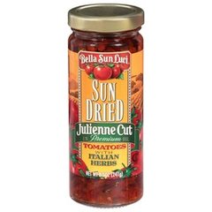 Bella Sun Luci Tomatoes with Italian Herbs Sun Dried Julienne Cut in Premium Oil