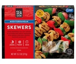 Sea Cuisine Shrimp Skewers Mediterranean - 13.12 OZ